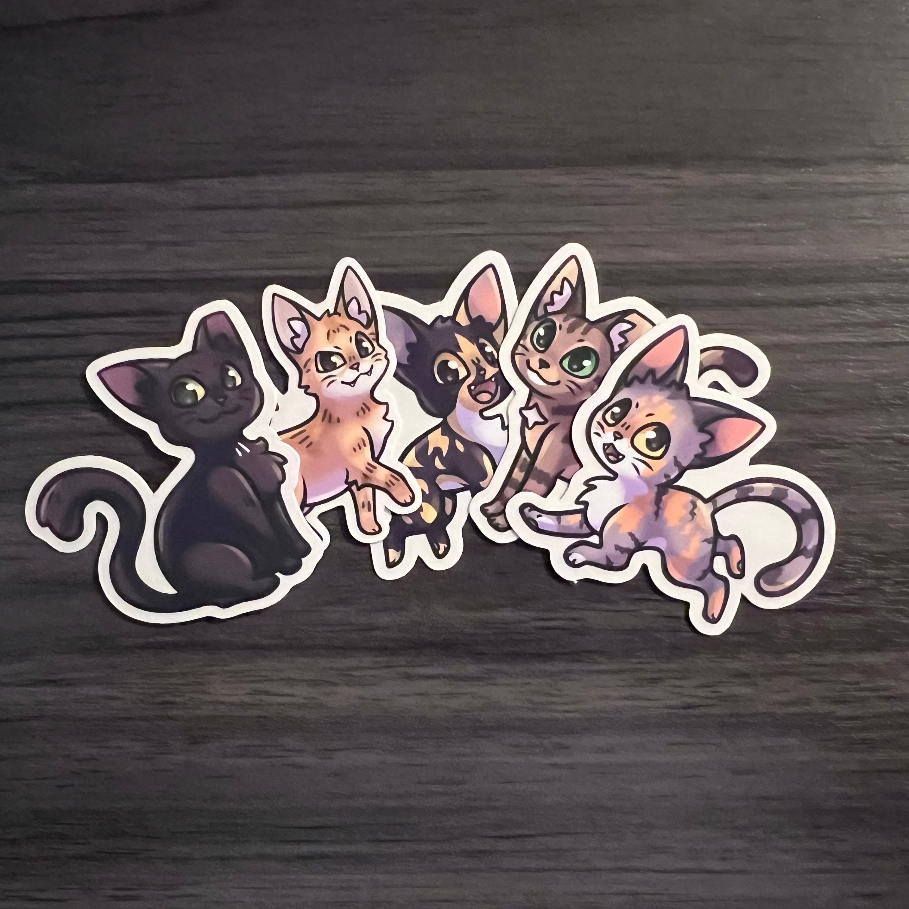 Kitten Fates Stickers